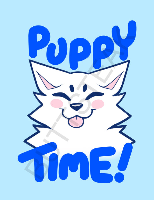 PUPPY TIME! Sticker