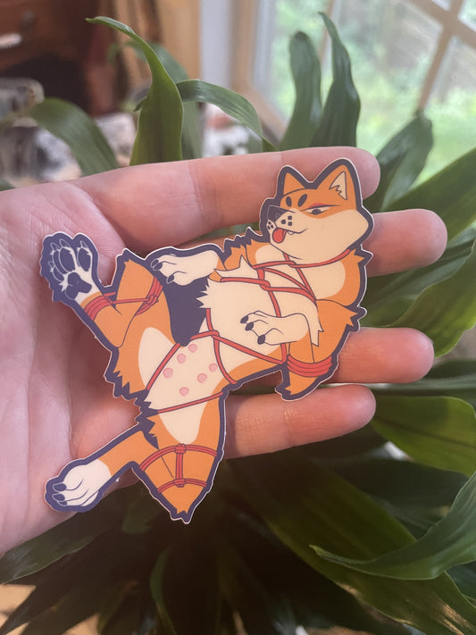 Shibari Inu Sticker