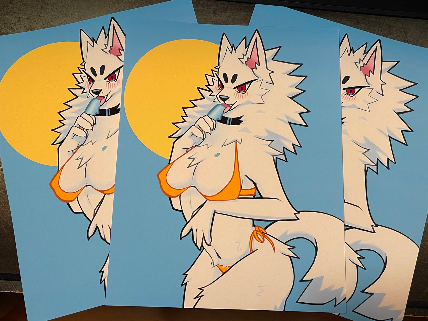 Wolf Wife Popsicle Print